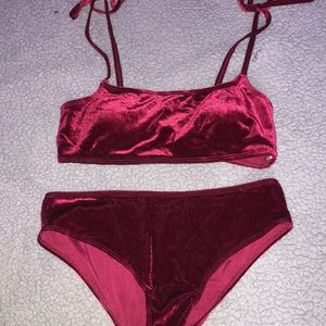 Red Velvet Swimsuit